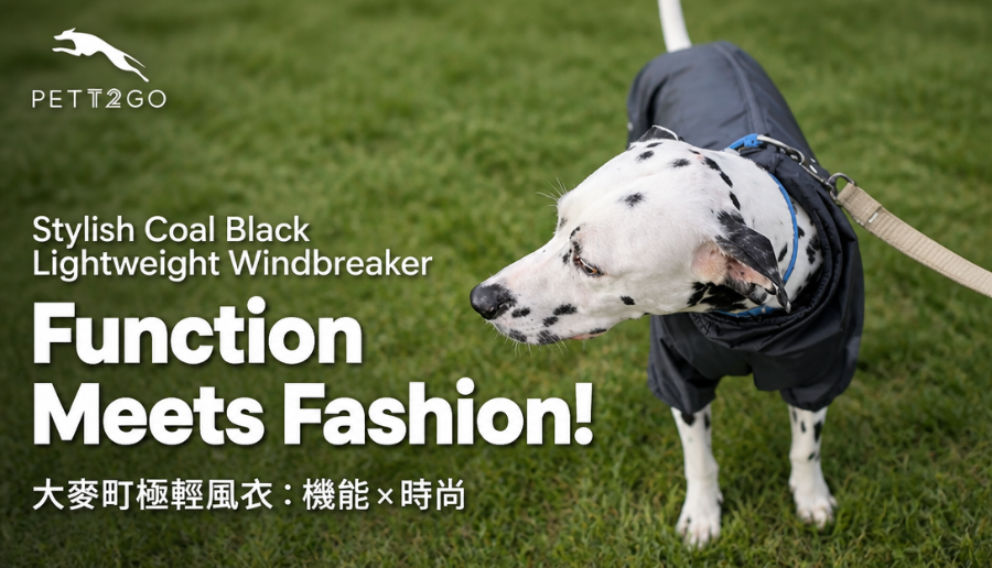 Dashing Dalmatian Unboxes Stylish Coal Black Windbreaker | Function Meets Fashion!