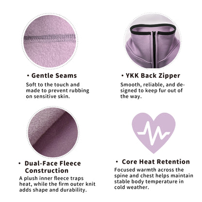 Motion Fleece Vest Lightweight Dog Fleece Vest - Dust Mauve (USA)