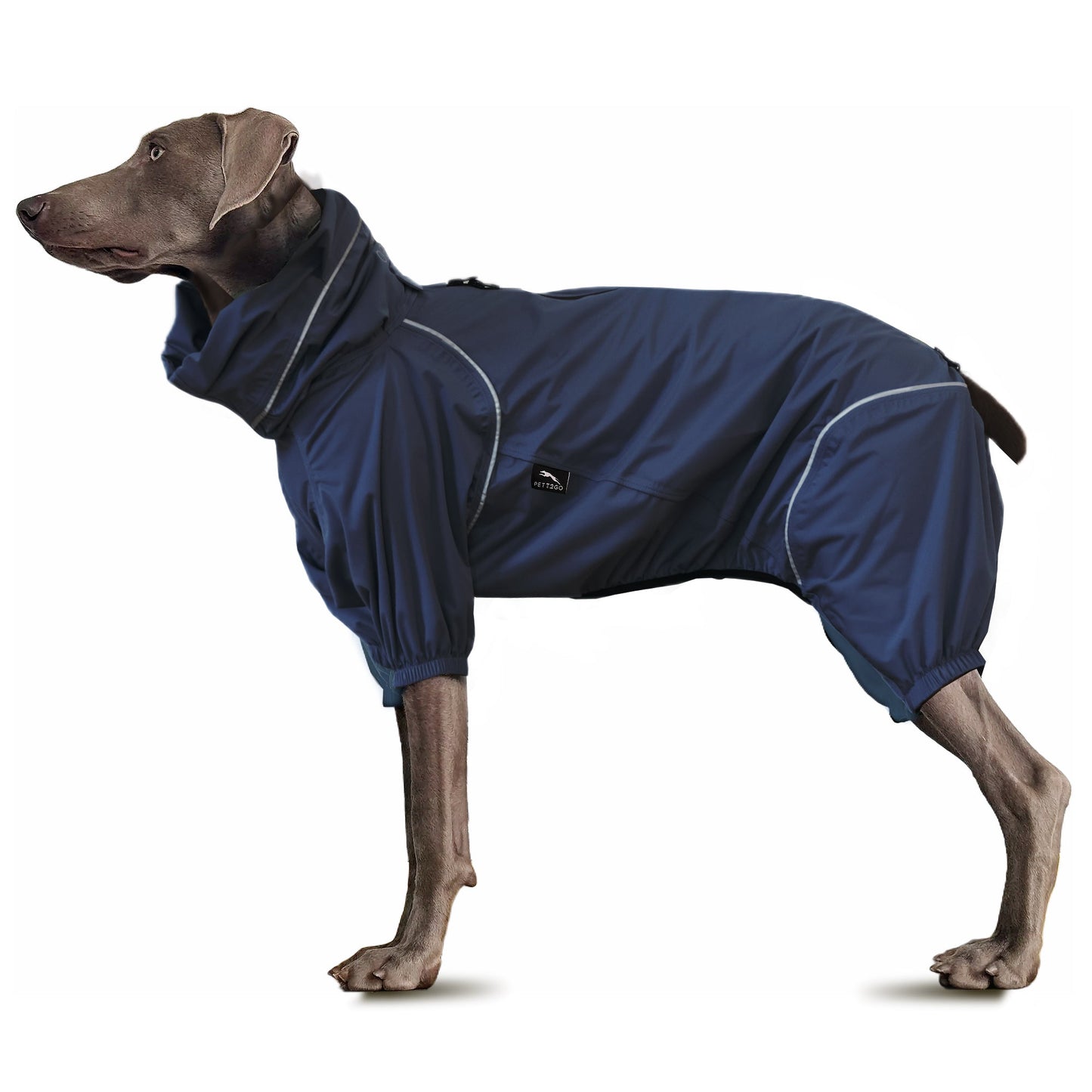 Dog Breathable Raincoat With Legs - Deep Nightfall (USA) PETT2GO