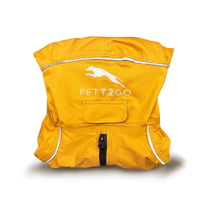 Dog Breathable Raincoat With Legs - Golden Dawn  - PETT2GO