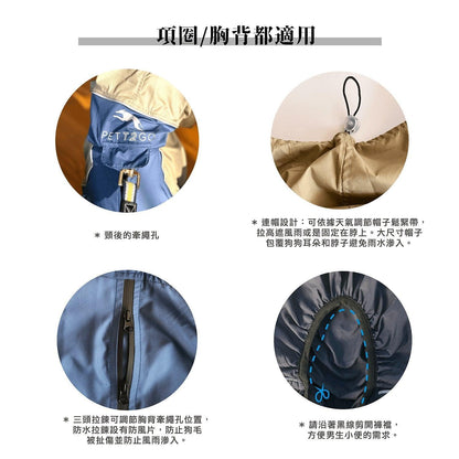 PETT2GO 狗狗極輕機能海軍藍風衣 功能說明 2 [lang-zh]